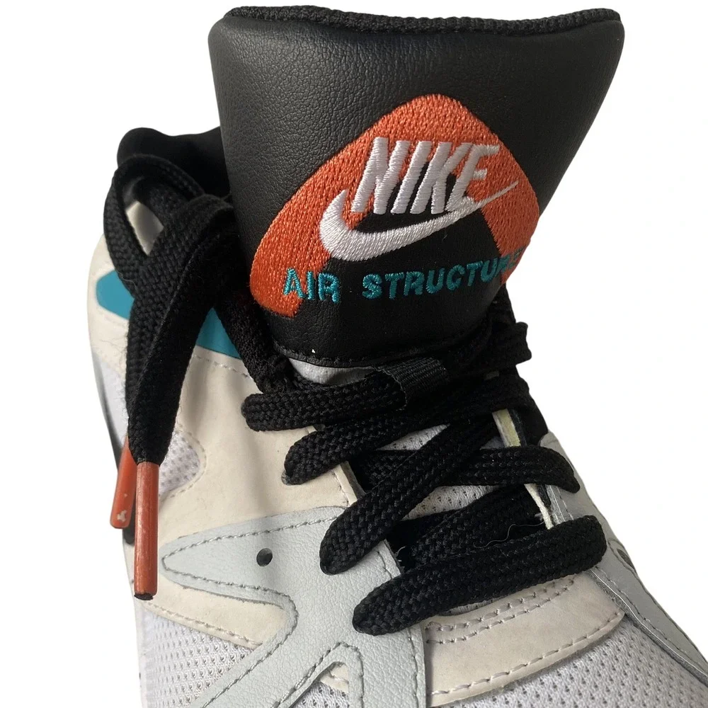 Nike Air Structure CW1646-005 GS‎ 6.5Y 6.5 Mens Orange White Teal Black Grey EUC